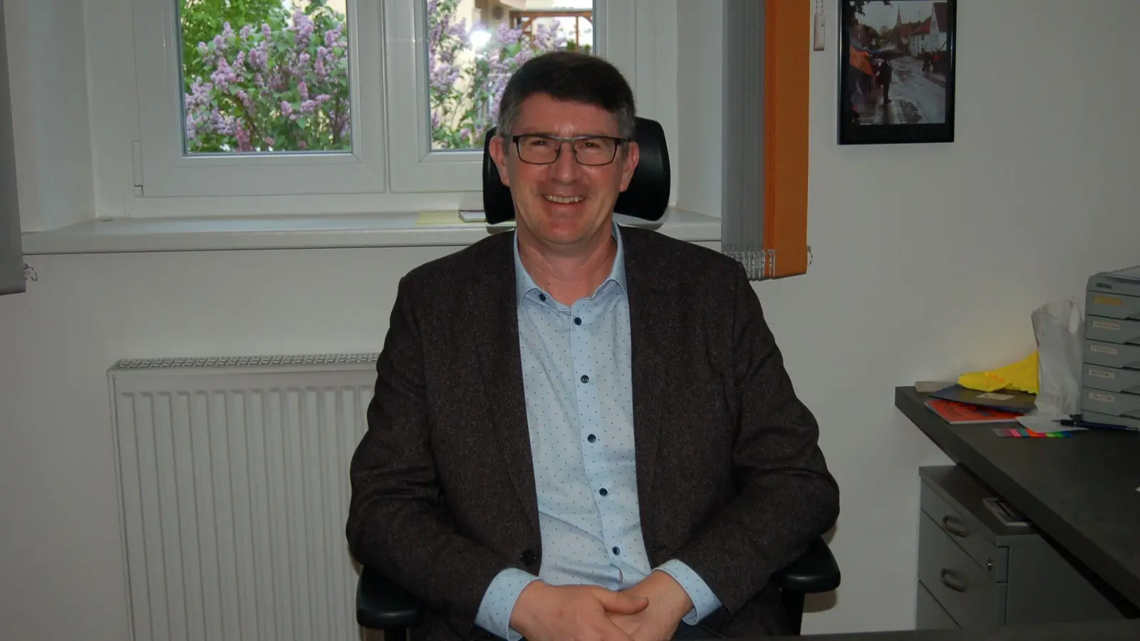 Jürgen Meyer ist neuer Bürgermeister in Dietersheim. (F.: C. Frühwald)