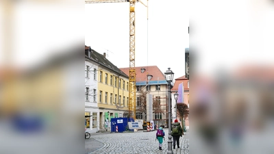 So verwuchert sah der Innenhof lange aus: Stephan Weber, Projektentwickler des künftigen Kaspar-Hauser-Zentrums, stand zu Beginn der Sanierungsarbeiten hier noch mitten im Grünen. (Foto: JAMES EDWARD ALBRIGHT JR)