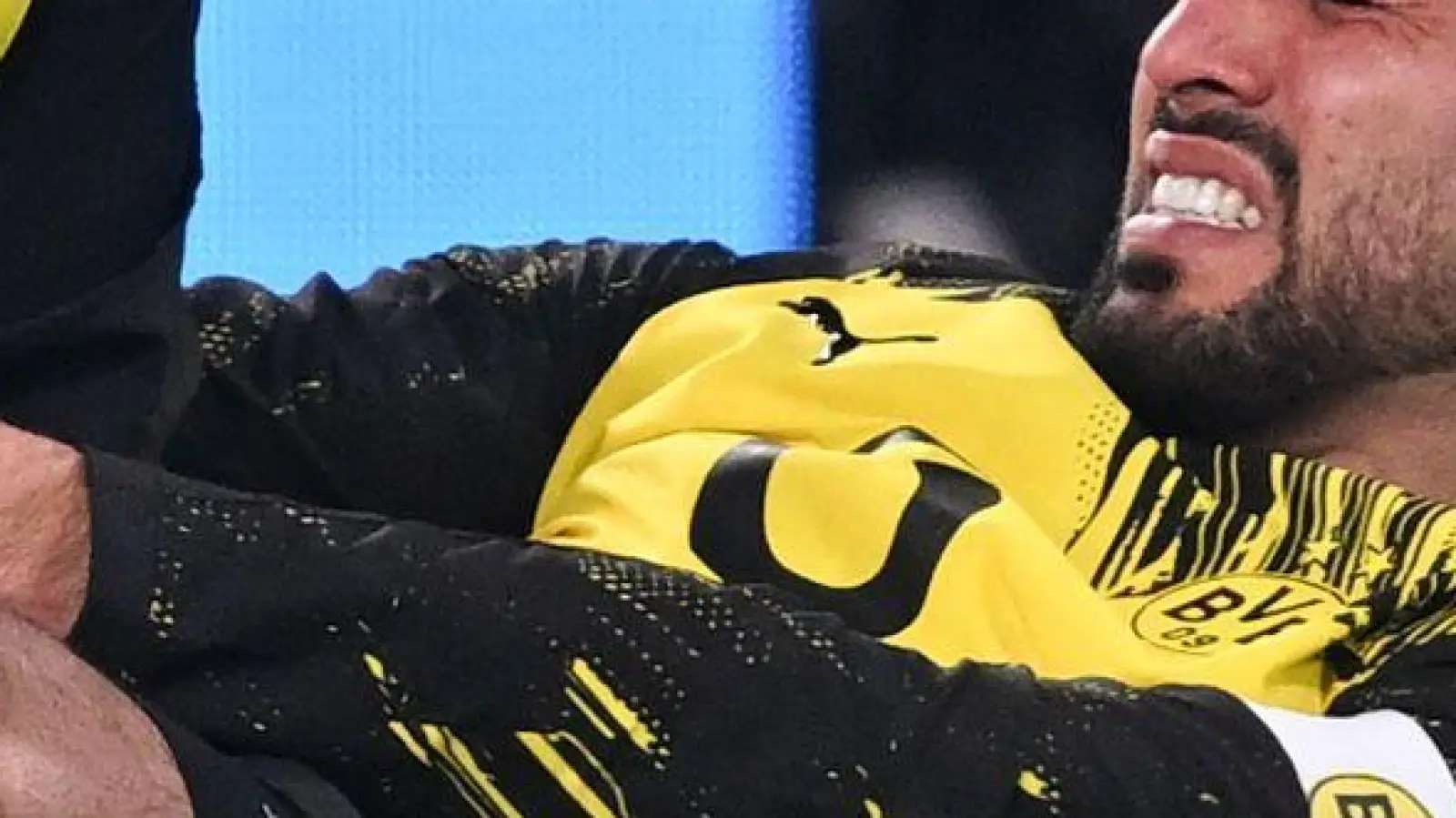 BVB-Kapitän Emre Can ist weiter verletzt und kann in der Champions-League-Vorrunde nicht spielen. (Archivbild) (Foto: David Inderlied/dpa)