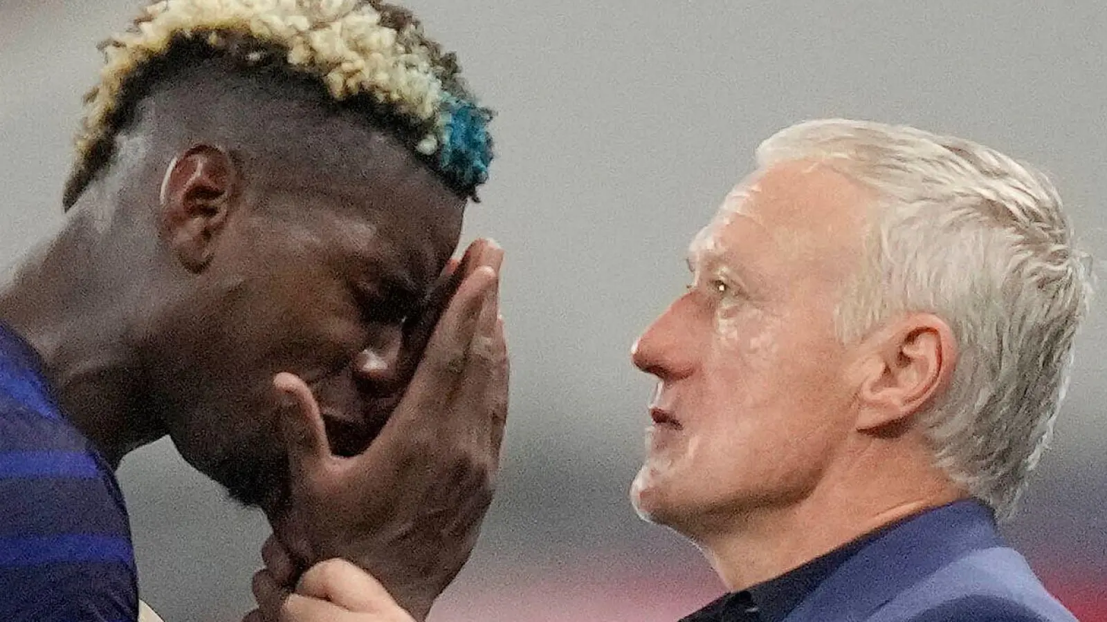 Hat Mitgefühl mit Paul Pogba nach dessen Dopingsperre: Didier Deschamps. (Foto: Vadim Ghirda/AP/dpa)
