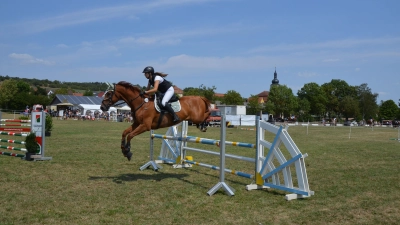 Der neue Vorstand des Reitclubs Trautskirchen hat eine durchweg positive Resonanz des diesjährigen Turniers gezogen. Reiterinnen und Reiter aus der Region und darüber hinaus präsentierten ihre Pferde bei insgesamt 25 Dressur- und Springprüfungen. (Foto: Yvonne Neckermann)