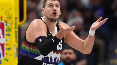 Nikola Jokic spielte ausgezeichnet. (Foto: David Zalubowski/AP/dpa)