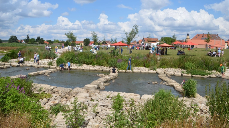 Ein Sommermärchen feierte Wassertrüdingen mit der Gartenschau im Jahr 2019. Während die Veranstaltung der Vergangenheit angehört, beschäftigt die Auflösung der Gartenschaugesellschaft noch heute die Entscheidungsträger der Stadt.  (Archivbild: Peter Tippl)