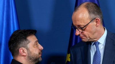 Es sind die ersten deutsch-ukrainischen Regierungskonsultationen seit langem. (Archivbild) (Foto: Michaela Stache/AFP POOL/dpa)