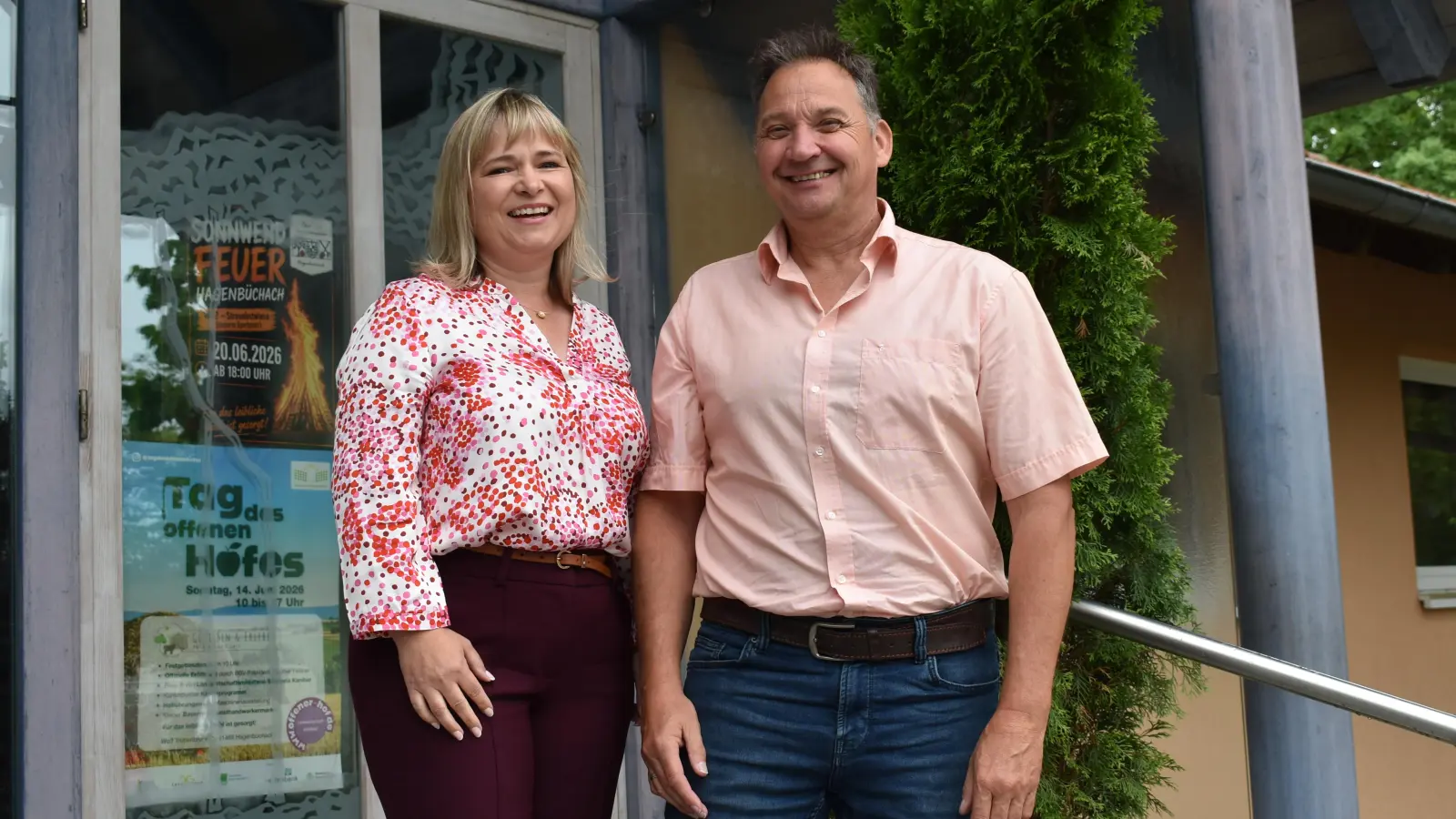 Der Bürgermeister von Hagenbüchach, David Schneider, ist der neue Vorsitzende der Kommunalen Allianz Aurach-Zenn. Als Stellvertreterin fungiert Claudia Wust, Bürgermeisterin in Neuhof. (Foto: Ute Niephaus)
