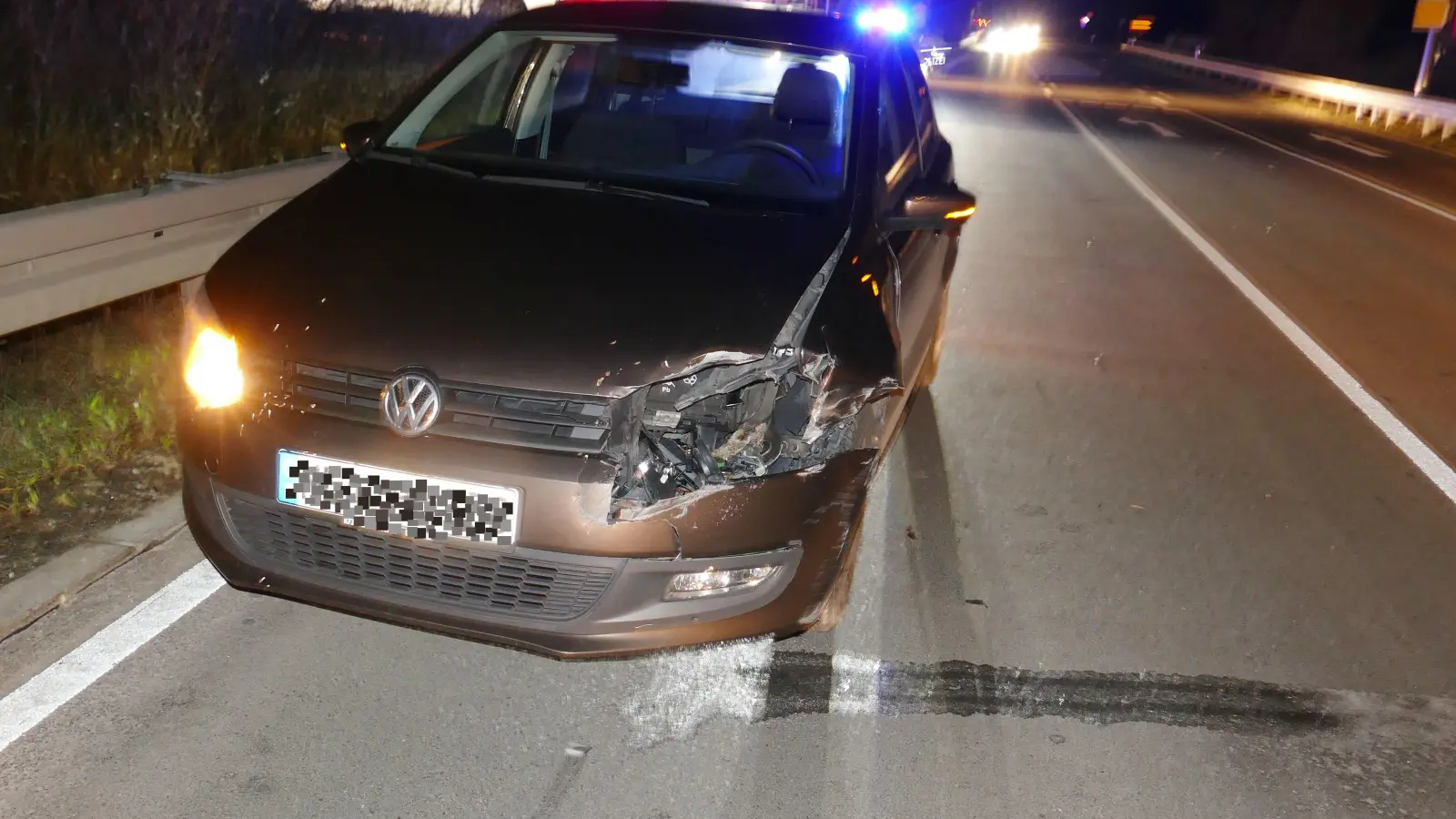 Auf der Bundesstraße 470 krachte es im Abschnitt zwischen Diespeck und Gutenstetten binnen zweier Tage zum zweiten Mal. Diesmal blieb es bei Blechschaden. (Foto: Theo Kretzmann)