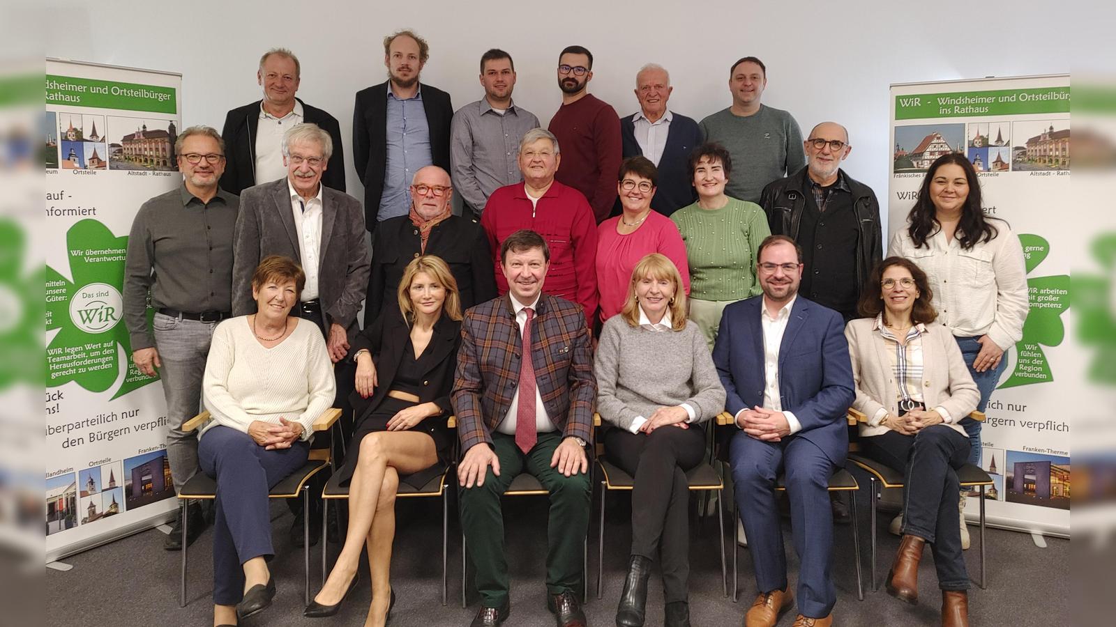 Das sind die Kandidatinnen und Kandidaten von WiR für den Bad ...