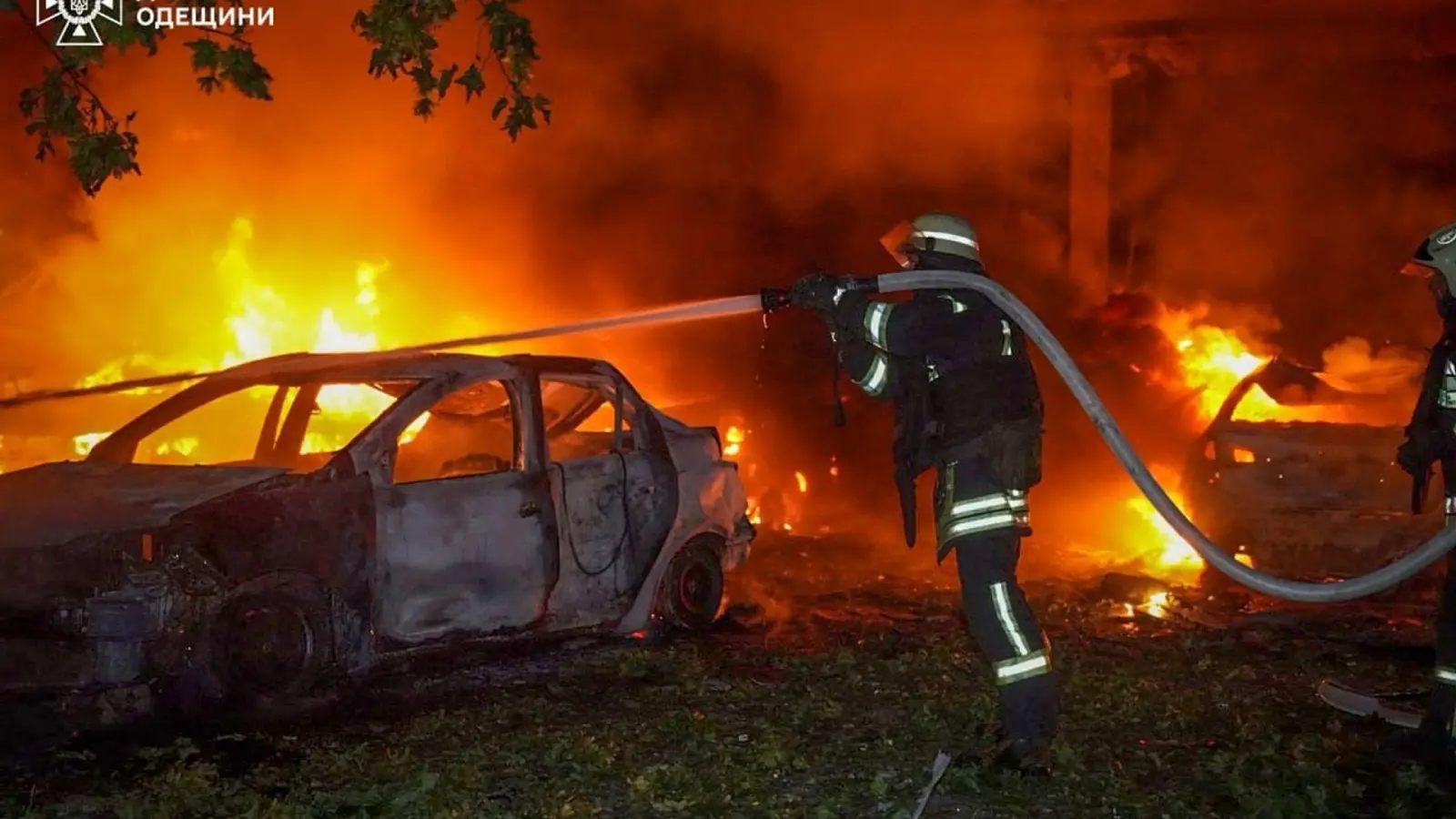 Odessa ist wegen seiner exponierten Lage häufig Ziel russischer Drohnen- und Raketenangriffe. (Archivbild) (Foto: Uncredited/Ukrainian Emergency Service/AP/dpa)