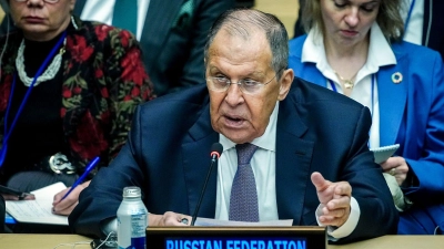 Russlands Außenminister Lawrow sichert Venezuela Moskaus Solidarität bei der Auseinandersetzung mit den USA zu. (Archivbild) (Foto: Kay Nietfeld/dpa)