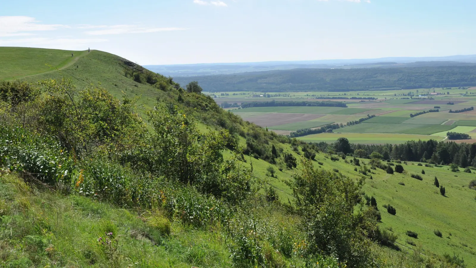 Germanischer oder althochdeutscher Ursprung: Es gibt verschiedene Theorien, wie der Hesselberg zu seinem Namen kam. (Foto: F.: Manfred Blendinger)