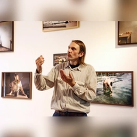 Beeindruckende Werke stellt der finnische Fotograf Saku Soukka derzeit in Hilsbach aus. (Foto: Martina Kramer)
