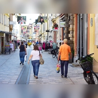 Seit 2018 ist die Innenstadt für Radlerinnen und Radler geöffnet. Seitdem wird die Entscheidung regelmäßig diskutiert, weil immer wieder Kritik an der damaligen Entscheidung geäußert wird. (Archivbild: Irmeli Pohl)