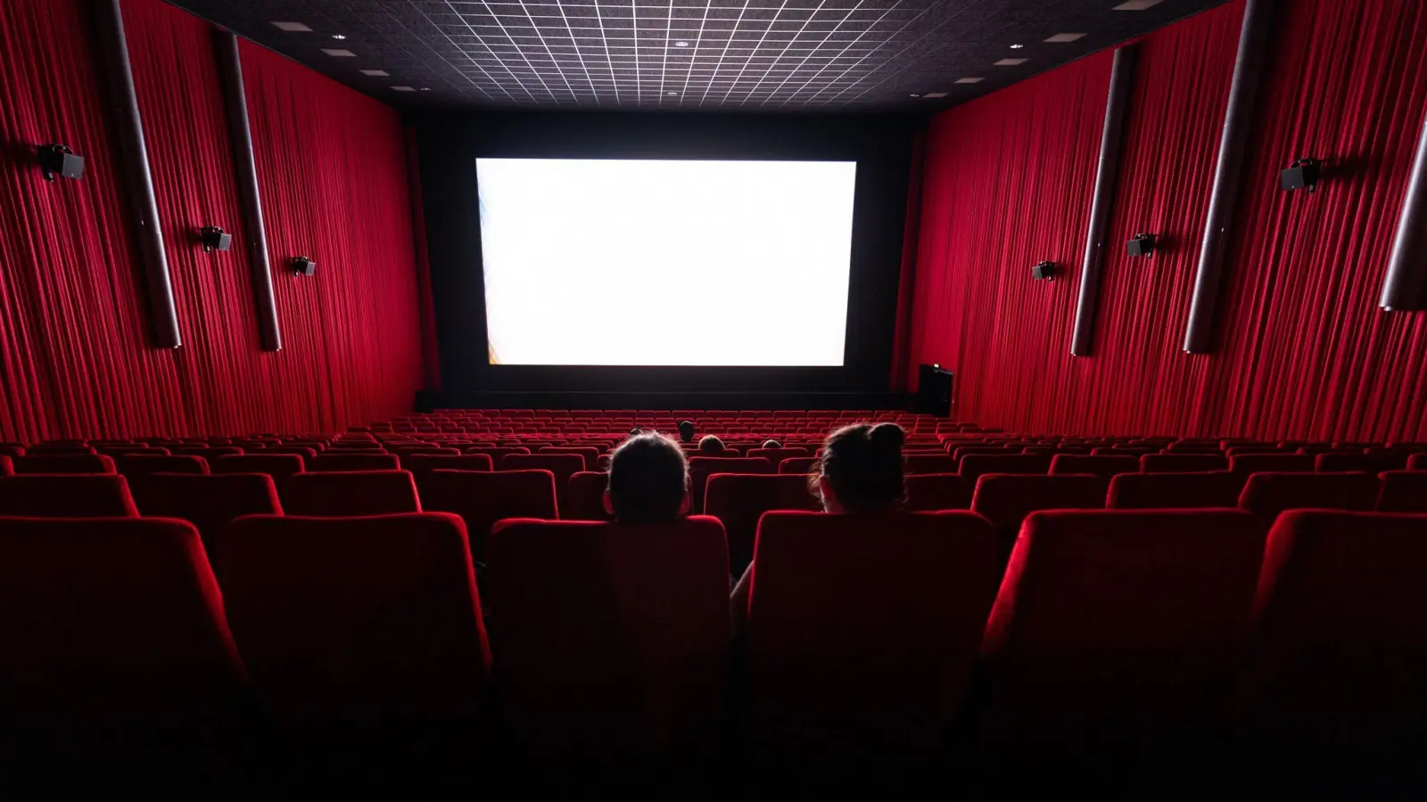 Besuchende sitzen in einem Kinosaal. (Foto: Robert Michael/dpa-Zentralbild/dpa/Symbolbild)
