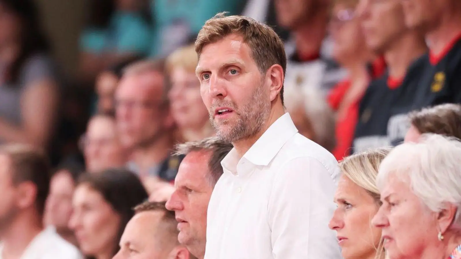 Dirk Nowitzki verbrachte seinen Geburtstag beim Basketball. (Foto: Christian Charisius/dpa)