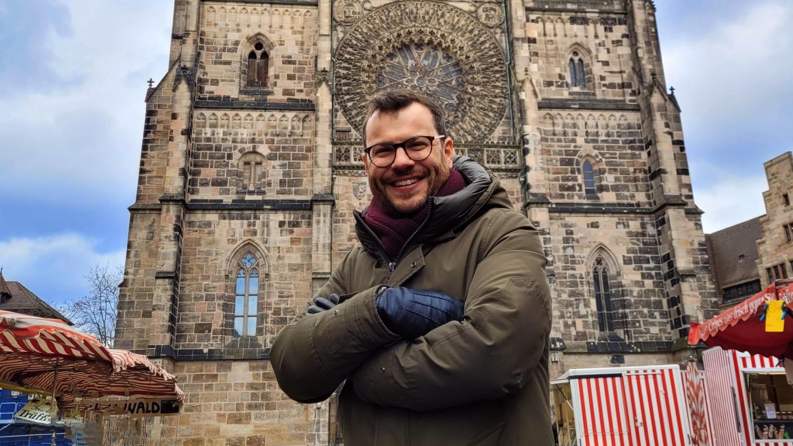 Der Baudenbacher Michael Riedel freut sich auf die große Orgel von St ...