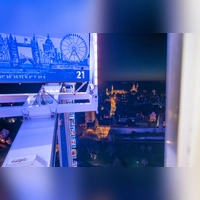 Diesen nächtlichen Blick vom Riesenrad aus auf die Stadt wird es vorerst nicht mehr geben. (Foto: Mirko Fryska)