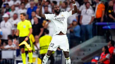 Antonio Rüdiger könnte heute Abend bei der Club-WM sein Comeback geben. (Foto: Manu Fernandez/AP/dpa)