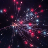 Wegen der Trockenheit entfällt das Feuerwerk am Dachauer Volksfest. (Symbolbild) (Foto: Silas Stein/dpa)
