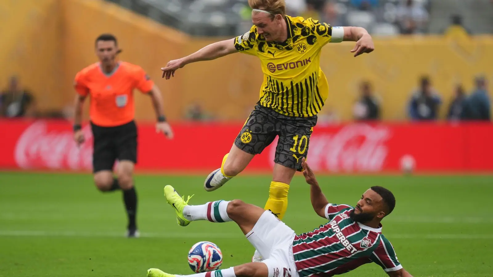 Fluminense Rio de Janeiro war für Borussia Dortmund ein harter Auftaktgegner. (Foto: Seth Wenig/AP/dpa)