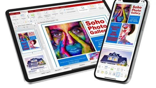Softmakers mobiles Officepaket ist dreigeteilt: Textmaker (Bild), Planmaker und Presentations können je nach Bedarf separat installiert werden. (Foto: Softmaker/dpa-tmn)