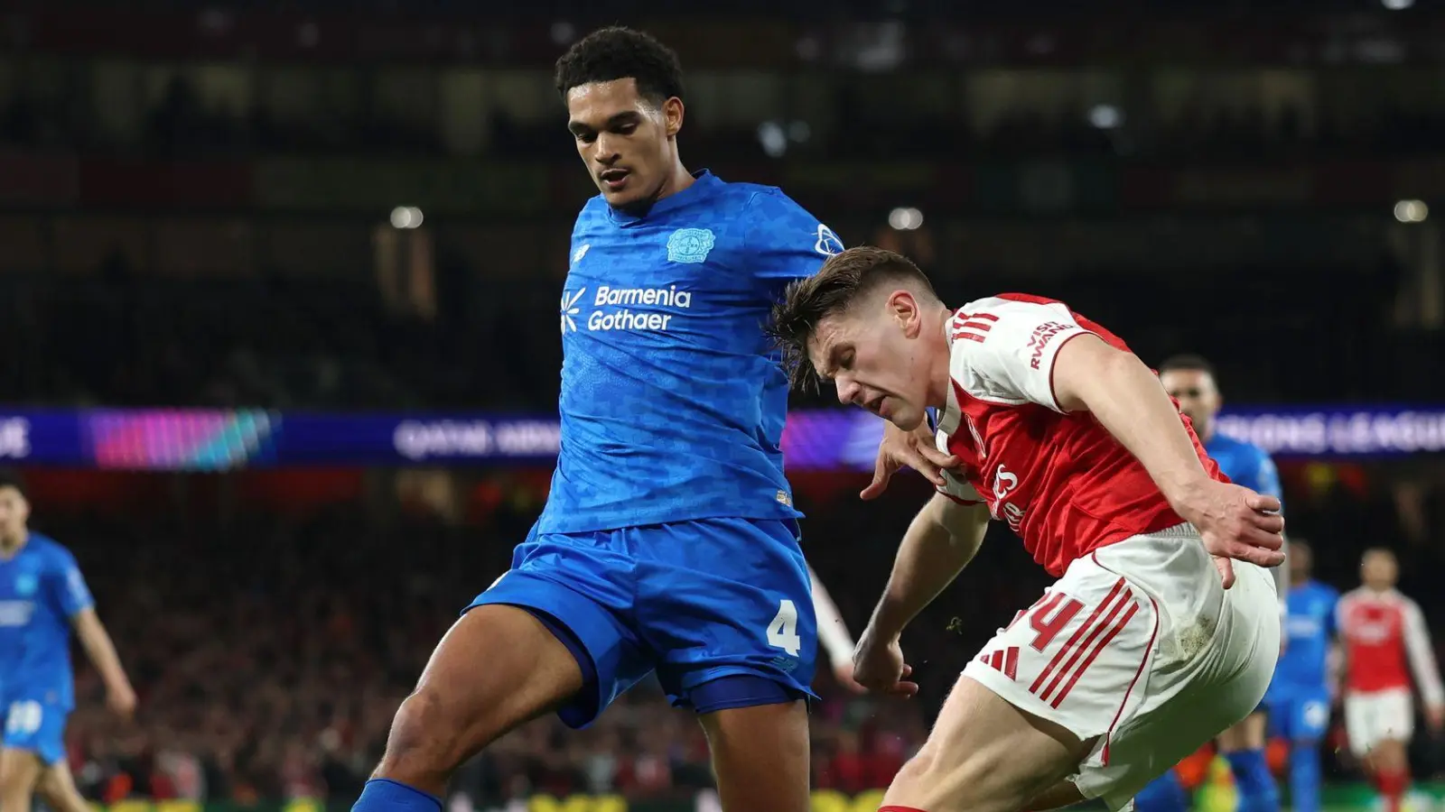 Zurück in Leverkusens Abwehr: Jarell Quansah. (Archivbild) (Foto: Ian Walton/AP/dpa)