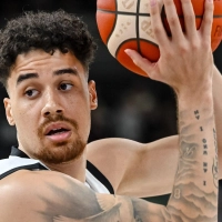 Künftig für die Baskets Bamberg am Ball: Joshua Obiesie. (Archivbild) (Foto: Harry Langer/dpa)