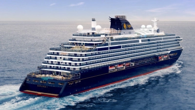 Mit Platz für knapp 1000 Passagiere zählt die „Explora I“ zu den mittelgroßen Kreuzfahrtschiffen. (Foto: Explorer Journeys/dpa-tmn)