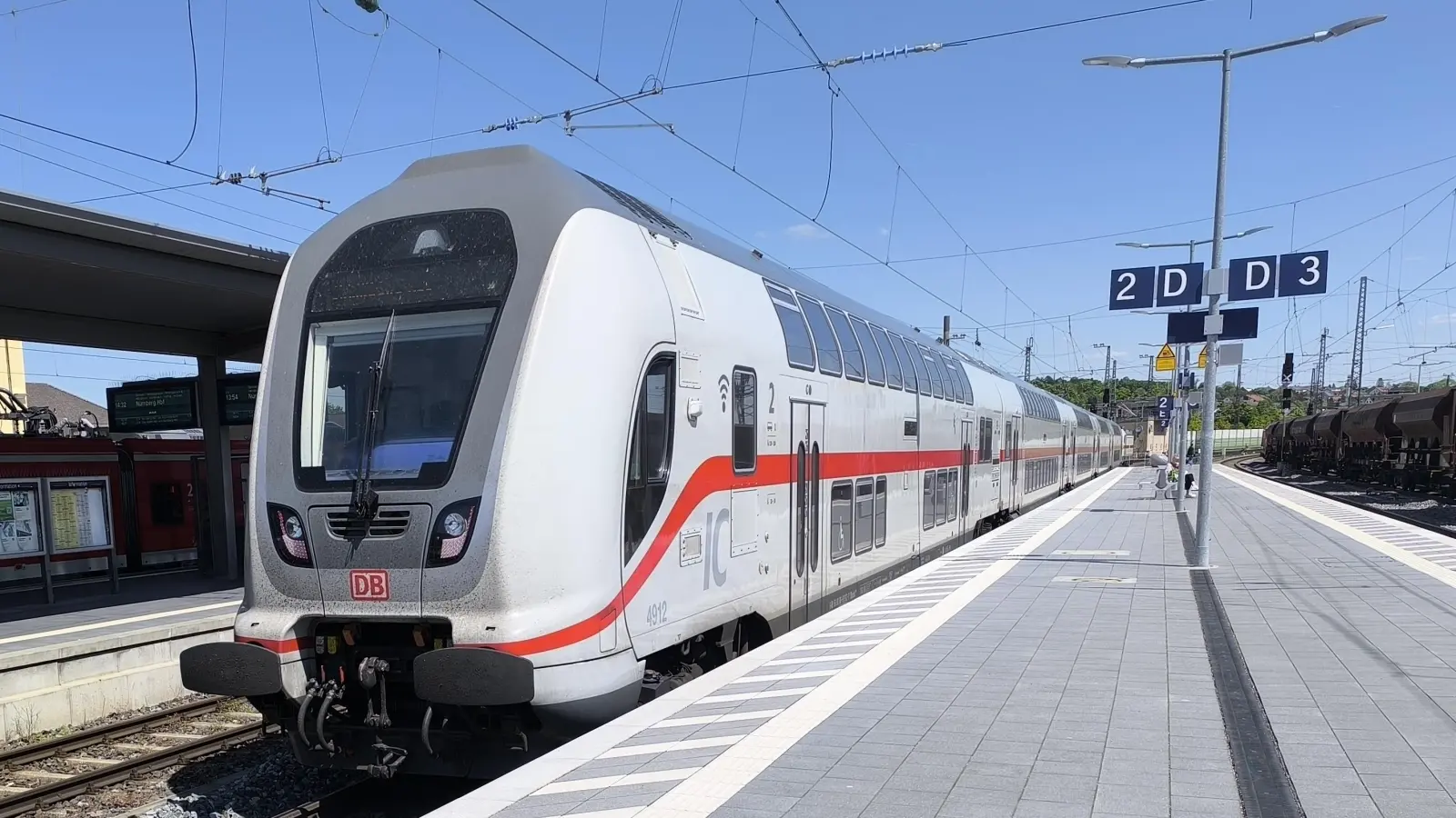 Die meisten Intercity-Züge in Richtung Nürnberg fahren künftig nicht mehr weiter nach Erlangen, Bamberg, Thüringen und Sachsen.  (Foto: Thomas Schaller)