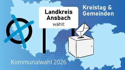 Alle Wahlergebnisse im Landkreis Ansbach zur Kommunalwahl 2026 finden Sie in unserer Übersicht. (Grafik: Susanne Pöhlmann)