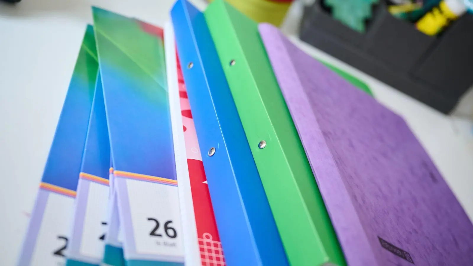 Hefte und Zeichenblöcke sind in diesem Jahr preisstabil. (Symbolbild) (Foto: Annette Riedl/dpa)