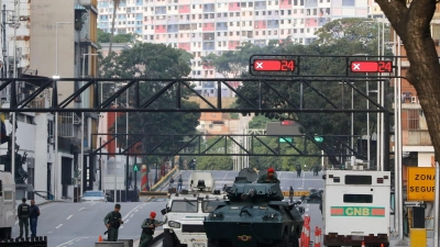Die USA haben Militärschlage in Venezuela ausgeführt. (Foto: Cristian Hernandez/AP/dpa)