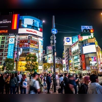 Von Touristen gern besucht - nicht nur wegen der bekannten Kreuzung: der Bezirk Shibuya im Zentrum von Tokio. (Foto: Sina Schuldt/dpa/dpa-tmn)