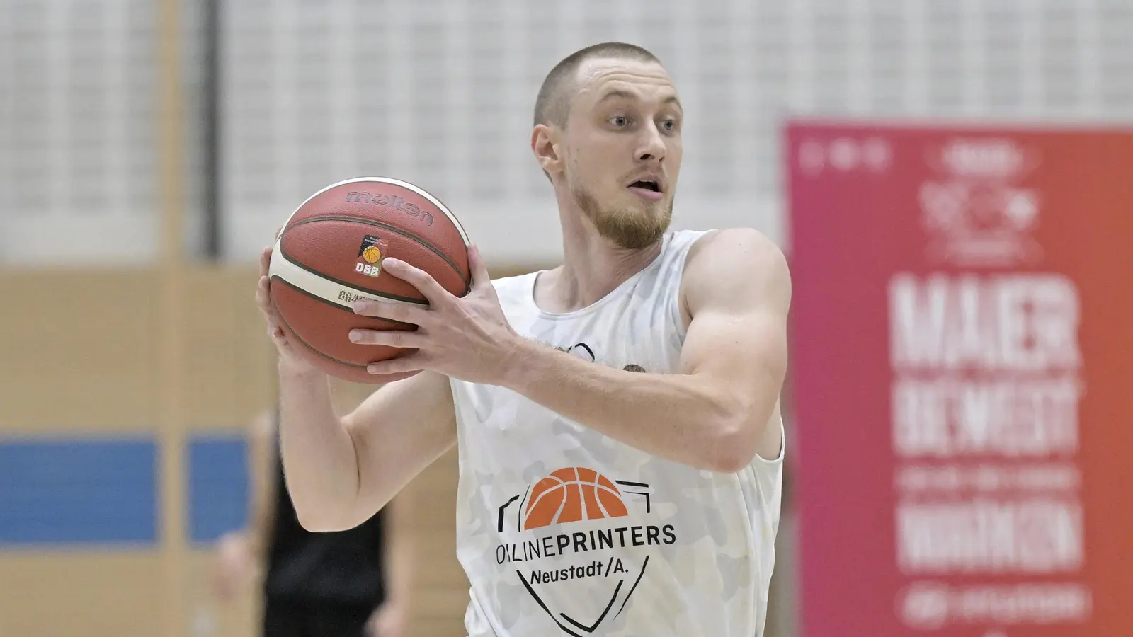 Sergej Exler, der beim Hinspiel in Nördlingen noch fehlte, ist beim Rückspiel in der Markgrafenhalle dabei. (Foto: Martin Rügner)