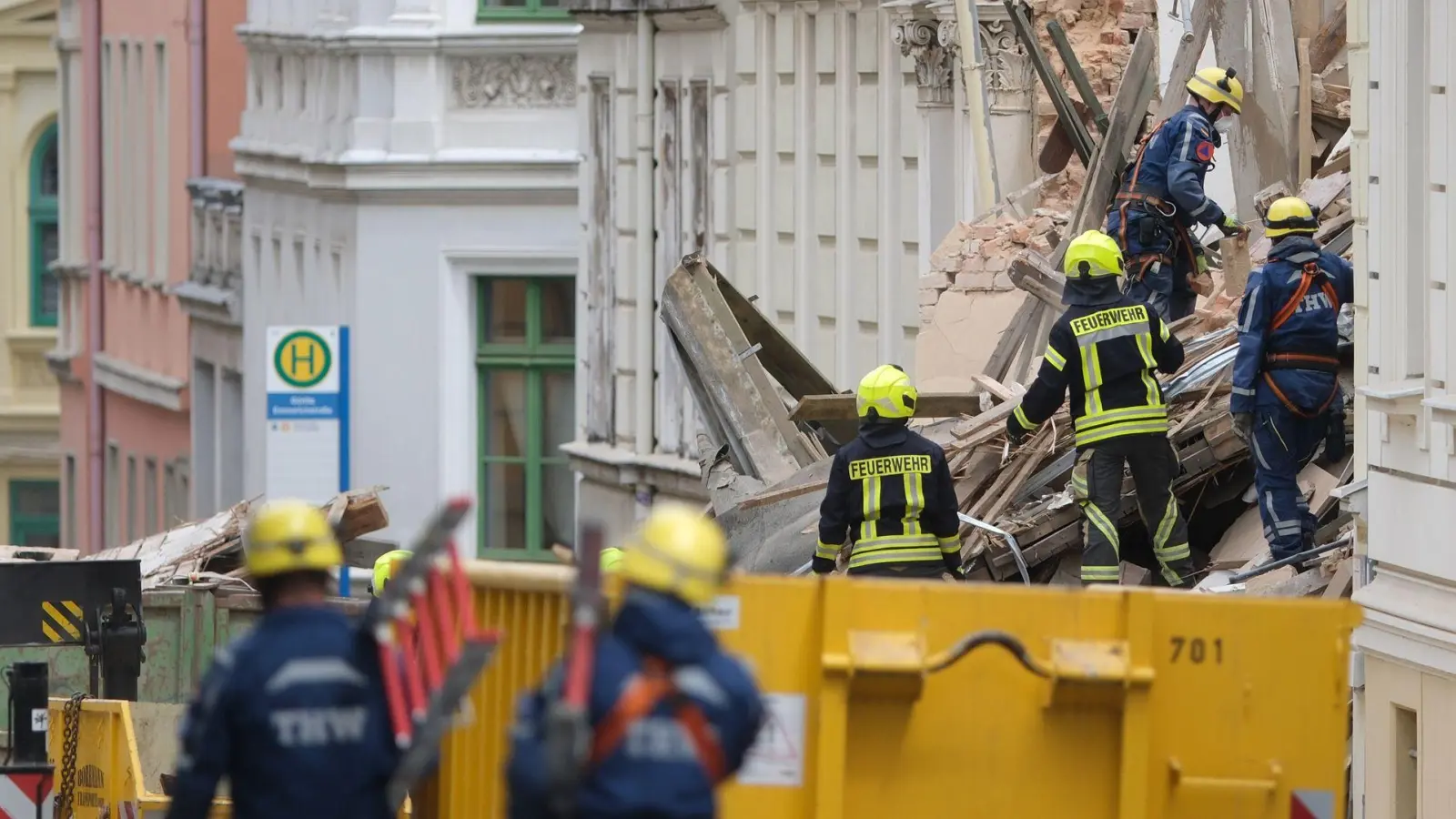 Die Vermisstensuche lief unter Hochdruck. (Foto: Sebastian Willnow/dpa)