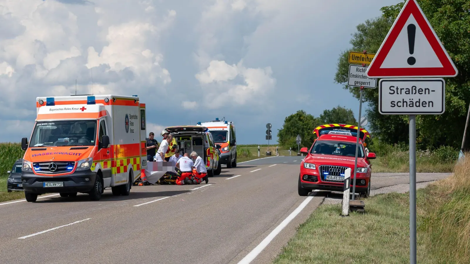 Bei einem Unfall am Freitag wurde ein 20-Jähriger verletzt. (Foto: Mirko Fryska)