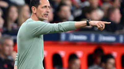 Dino Toppmöller will gegen Bayern München eine andere Mentalität seiner Mannschaft sehen. (Foto: Federico Gambarini/dpa)