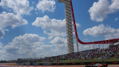Max Verstappen rast zur Pole.  (Foto: Nick Didlick/AP/dpa)