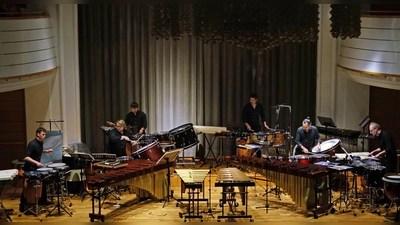 Gastierte mit ihrem Programm „Star Struck” in Ansbach: die Christian Benning Percussion Group,  (Foto: Elke Walter)