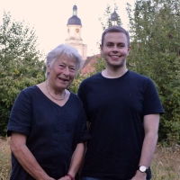 Susanne Espenschied-Raps und Tim Huprich vom Uffenheimer Bündnis gegen Rechtsextremismus kämpfen für mehr digitale Freiheit. (Foto: Johannes Zimmermann)