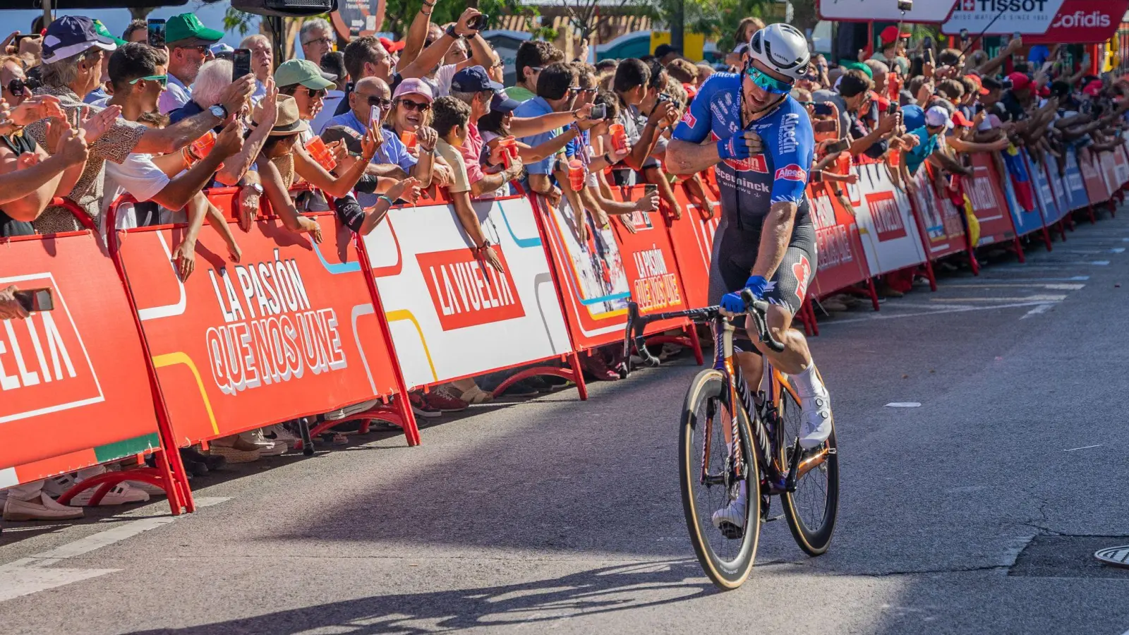 Verpasste den dritten Sprint-Erfolg: Kaden Groves. (Foto: Marc Asensio Clupes/ZUMA Press Wire/dpa)