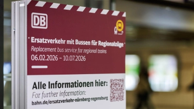 Die Bauarbeiten sollen am 10. Juli enden. (Archivbild) (Foto: Daniel Karmann/dpa)