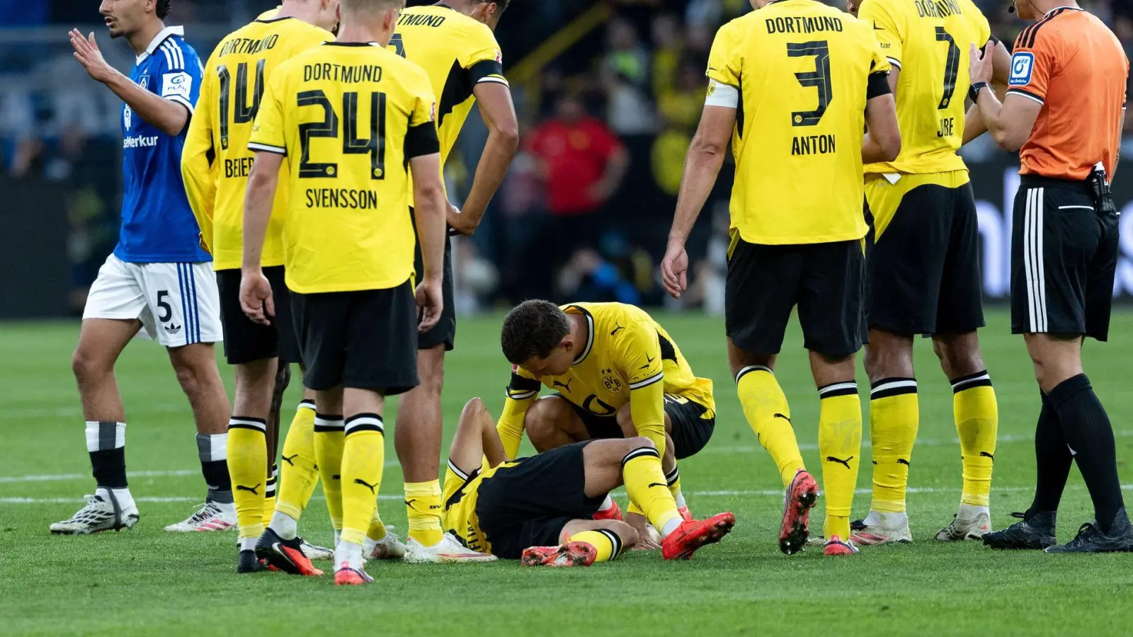 Der BVB muss lange auf Giannis Konstantelias verzichten. (Foto: Fabian Strauch/dpa)