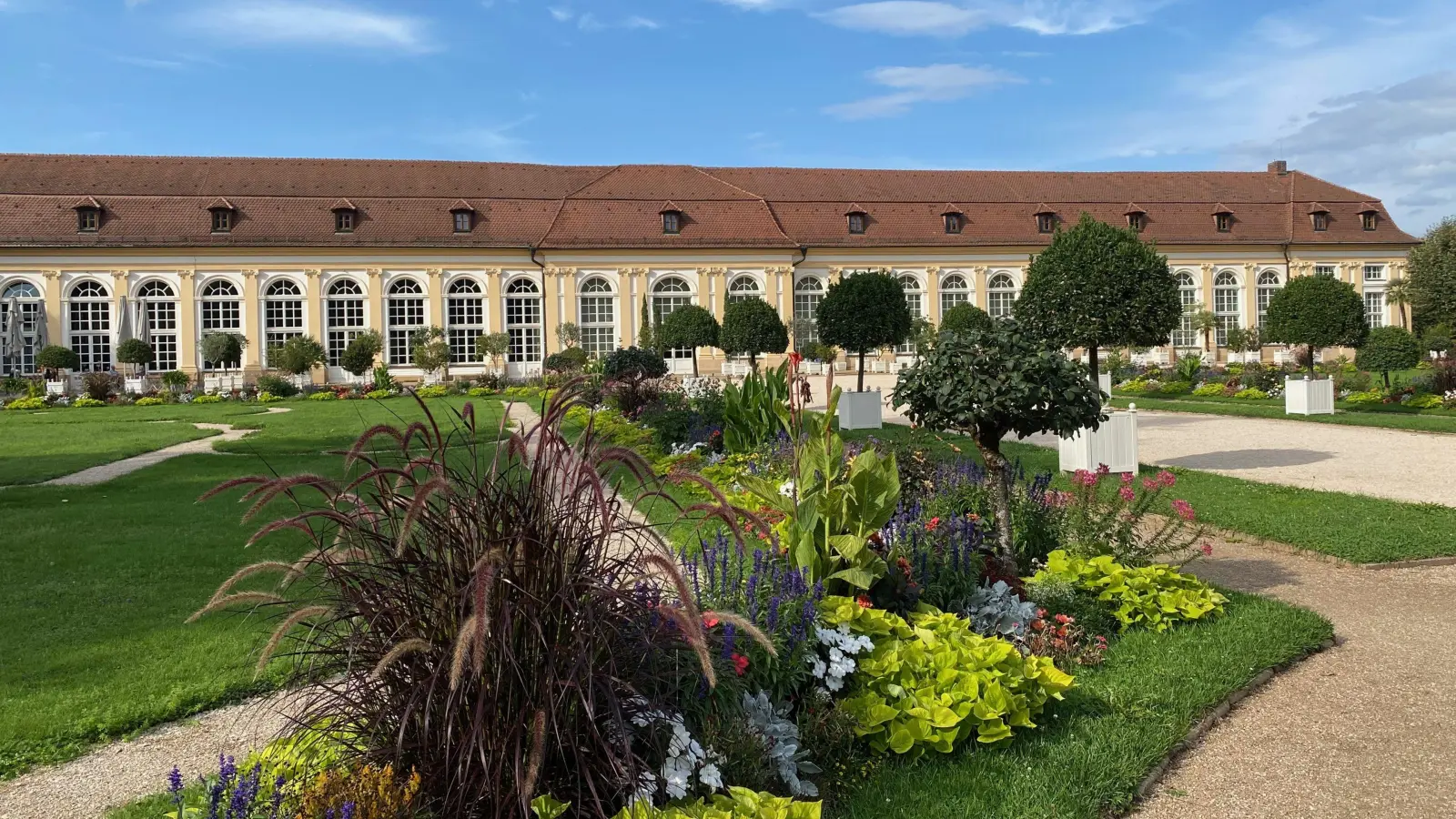 Der markgräfliche Hofgarten eignet sich für entspannte Spaziergänge.  (Foto: Manfred Blendinger)