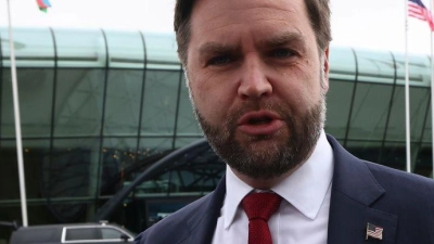 Vance bezeichnet einen Sturz der iranischen Führung als Sache des Volkes.  (Foto: Kevin Lamarque/Pool Reuters/AP/dpa)