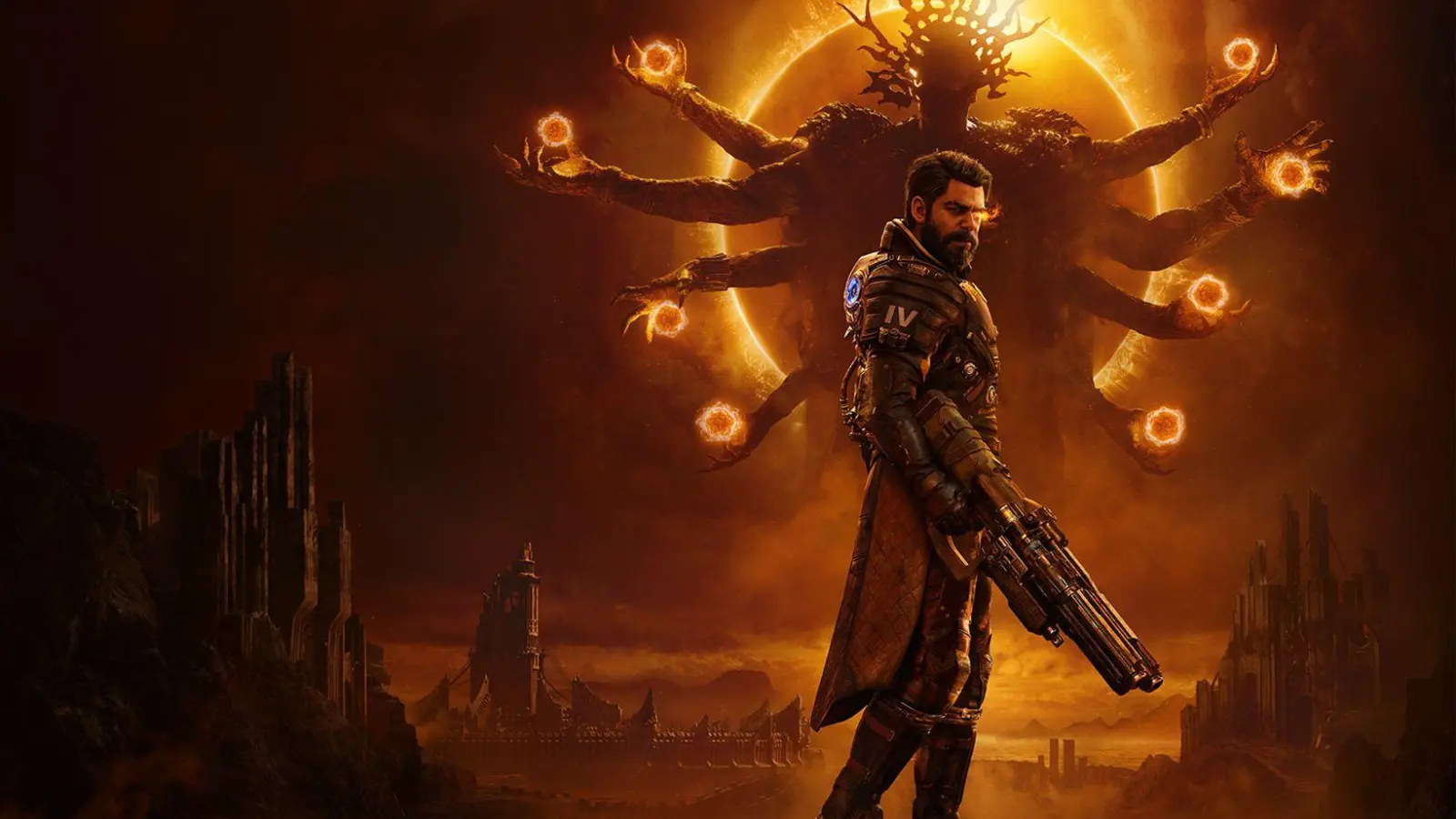 Arjun im Angesicht der Finsternis: Auf Carcosa hofft er, seine verschollene Partnerin Nitya zu finden. (Foto: Sony Interactive Entertainment/dpa-tmn)