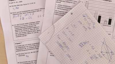 Der Mathematik-Jahrgangsstufentest hätte den Leistungsstand aller bayerischen Schülerinnen und Schüler abrufen sollen. Da er bereits vorab im Netz stand, wurde er abgeblasen. (Symbolbild: Thomas Schaller)
