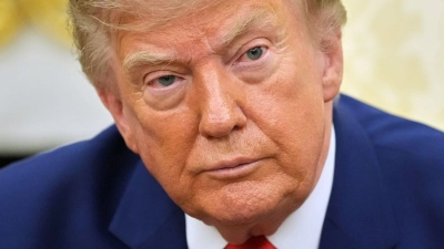 US-Präsident Trump verschärft seinen Kurs im Iran-Krieg. (Foto: Mark Schiefelbein/AP/dpa)