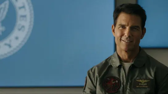 Tom Cruise als Capt. Pete &#39;Maverick&#39; Mitchell in einer Szene des Films  &quot;Top Gun: Maverick&quot; (Foto: -/Paramount Pictures/dpa)