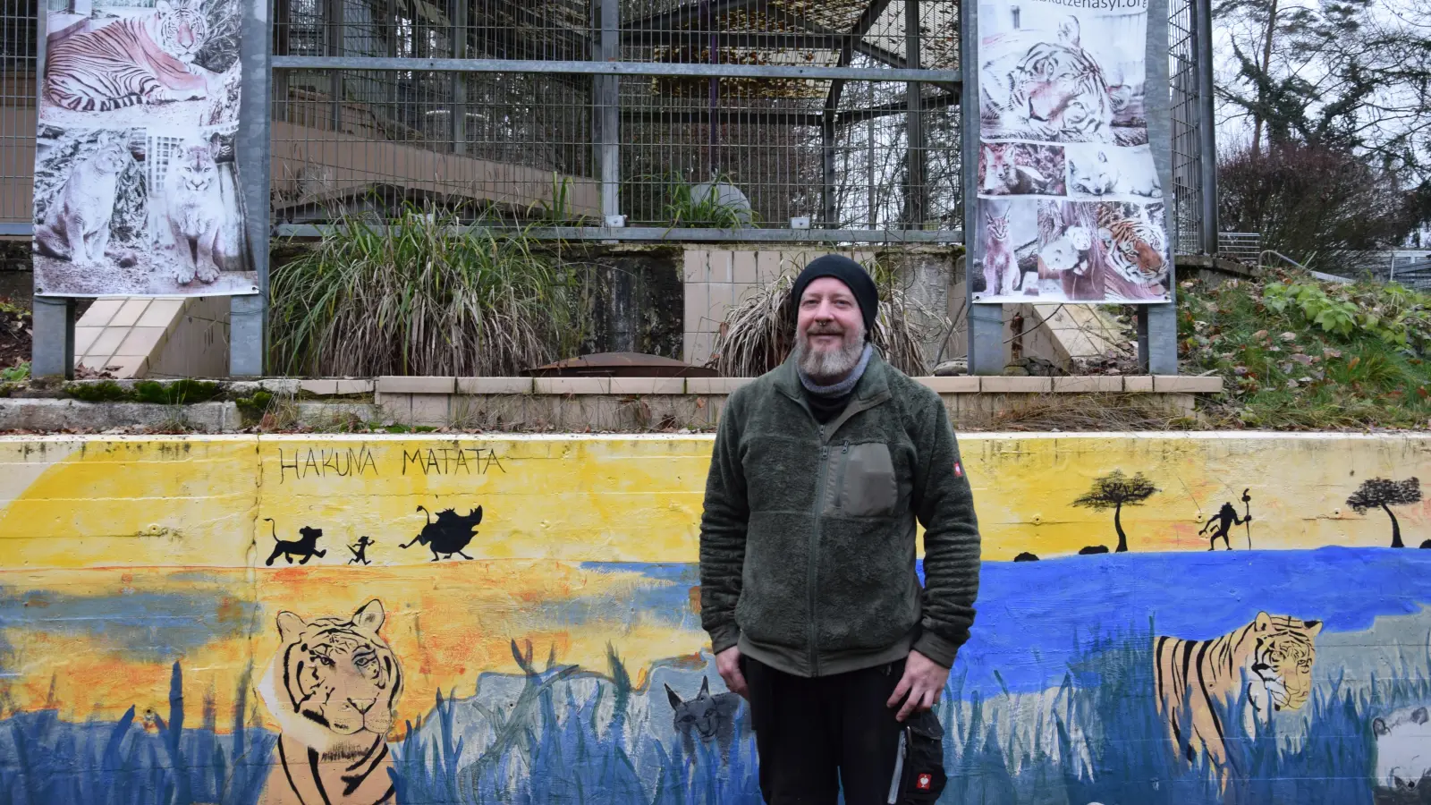 Die Verantwortlichen des Raubtier- und Exotenasyl wollen die Hoffnung auf eine Zukunft für die Auffangstation noch nicht aufgeben. Trotzdem treffen das Team und Manuel Buck Vorbereitungen, um für den schlimmsten Fall gewappnet zu sein. (Foto: Florian Schwab)