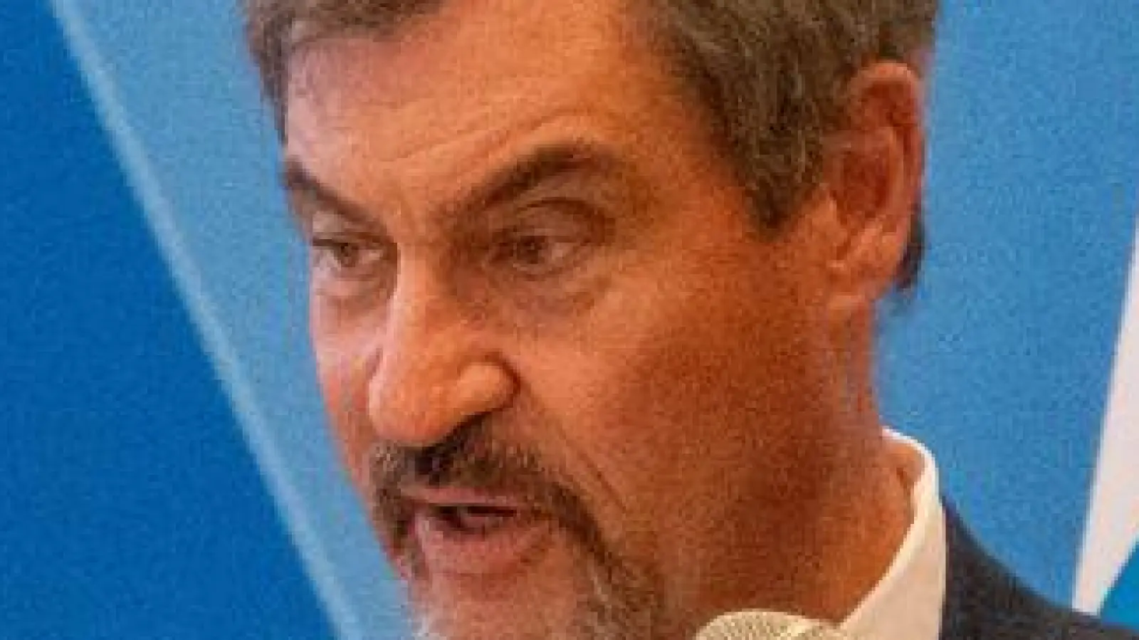 CSU-Chef Söder setzt auf eine schnelle Einigung der EU im Zollstreit mit den USA. Ansonsten sei das für die deutsche Wirtschaft „höchst schädlich“.  (Foto: Leonie Asendorpf/dpa)